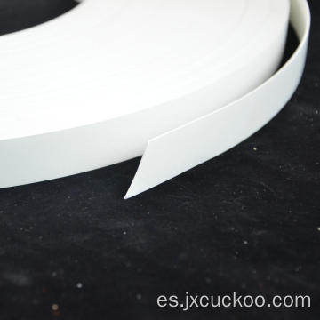 Color blanco PVC Bandas de borde adhesivo